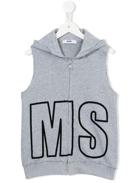 kids sleeveless hoodie