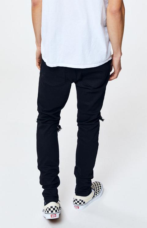 pacsun black ripped jeans