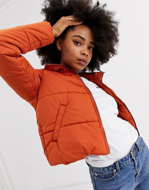 Vans Foundry Puffer Rust Jacket-orange