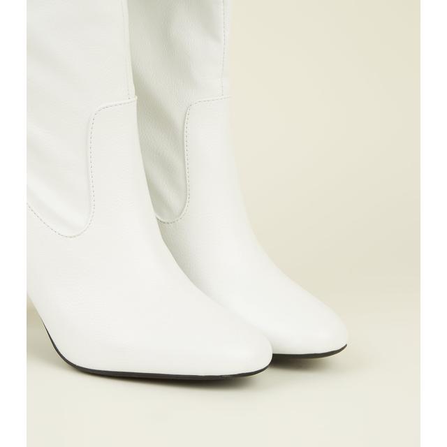 white slouch boots