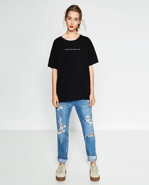 Camiseta Oversize Texto