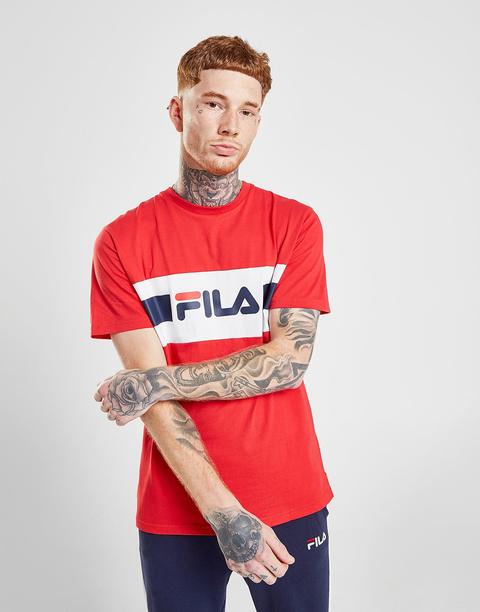 Fila Mick T-shirt - Only At Jd, Rosso