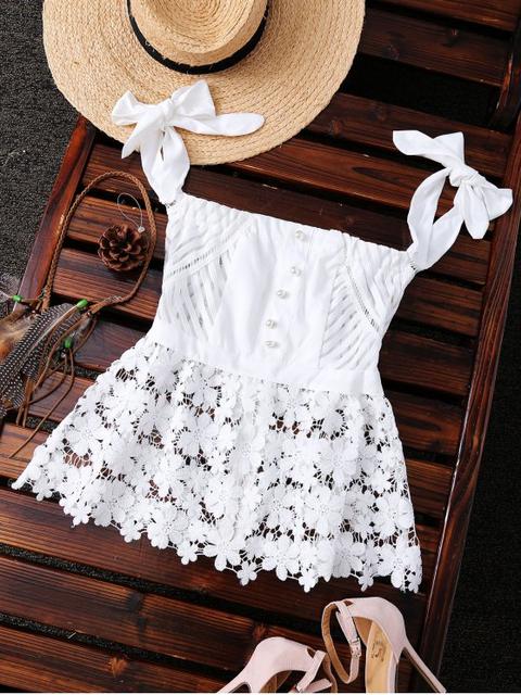 Bare Shoulder Lace Top