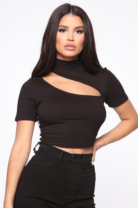 Tallie Crop Top - Black