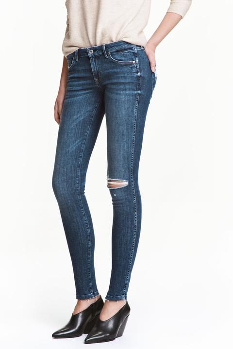 skinny low jeans