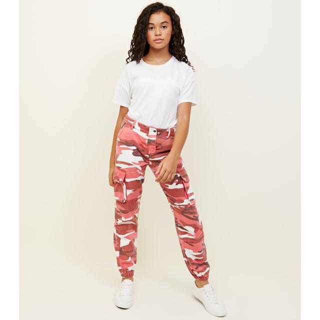 red utility trousers