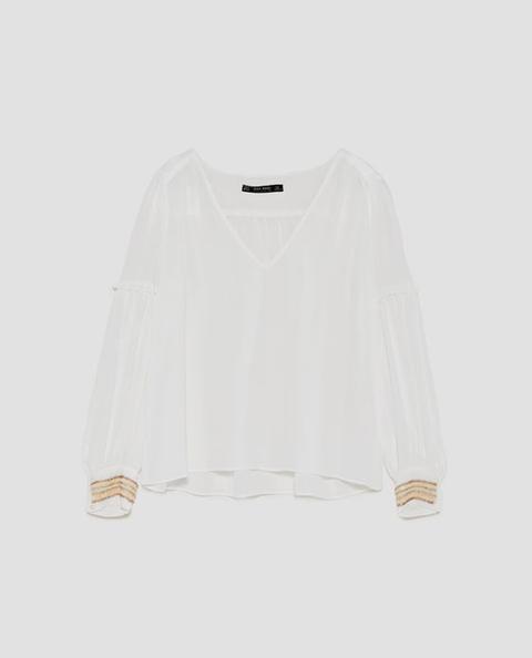 Blusa Volante Joyas