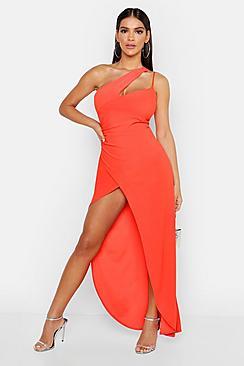 One Shoulder Maxi Dress