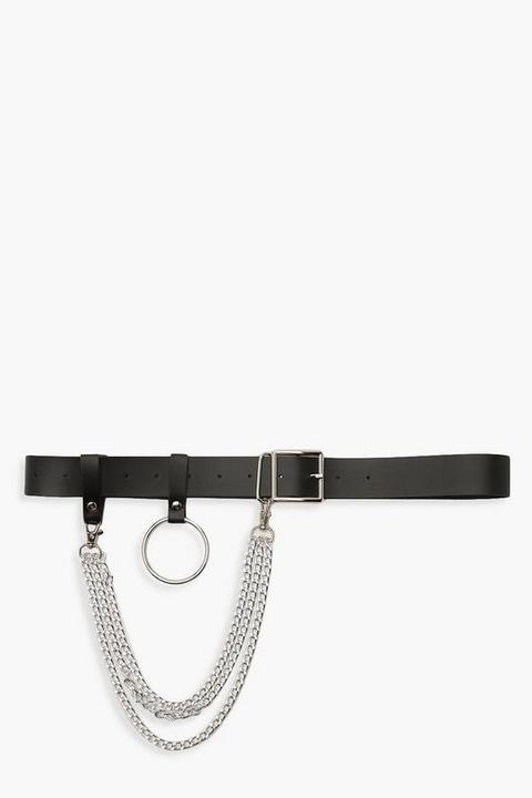 Plus Waist O Ring Chain Belt From Boohoo On 21 Buttons