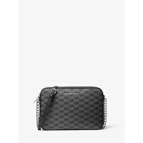 Mkbandolera Jet Set Grande Con Logotipo - Negro(negro) - Michael Kors