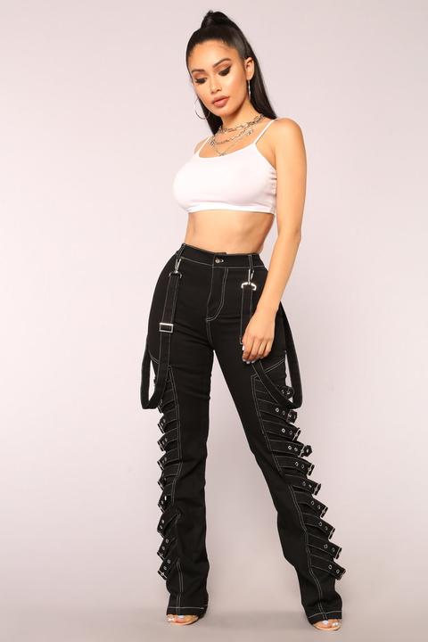 Fashion nova 2024 lace up pants