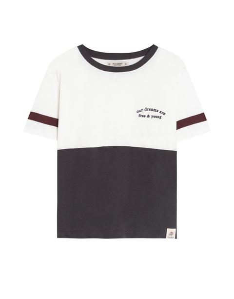 Camiseta Paneles Con Mensaje