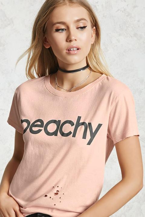 Camiseta "peachy"