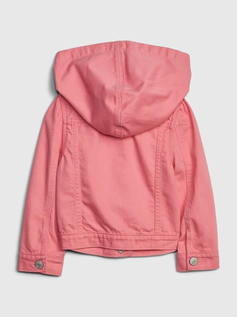 gap pink denim jacket