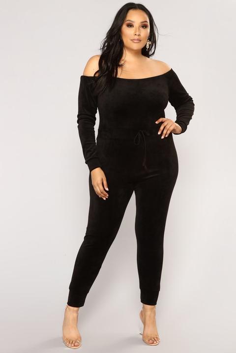 need a hug velour jumpsuit