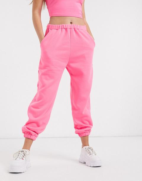 Asos Design Co-ord Oversized Jogger-pink