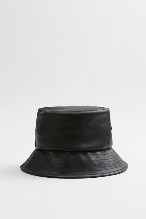 Sombrero Bucket Efecto Piel