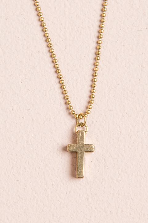 Gold Cross Necklace