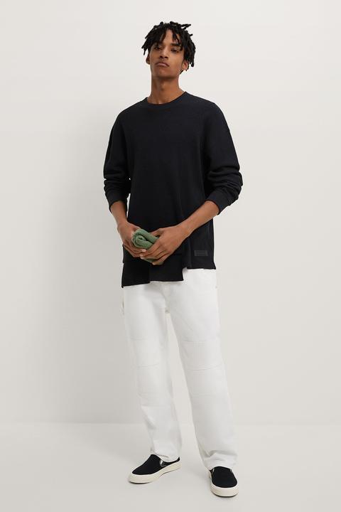 Sudadera Textura Combinada