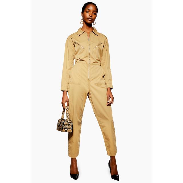 womens yellow boiler suit