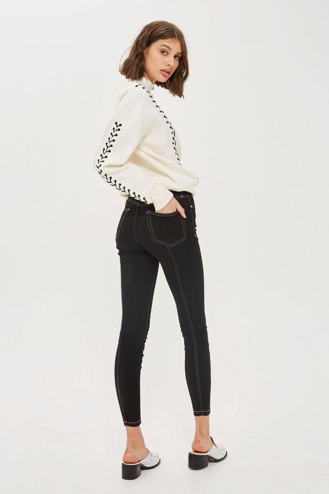 Black Contrast Jamie Jeans