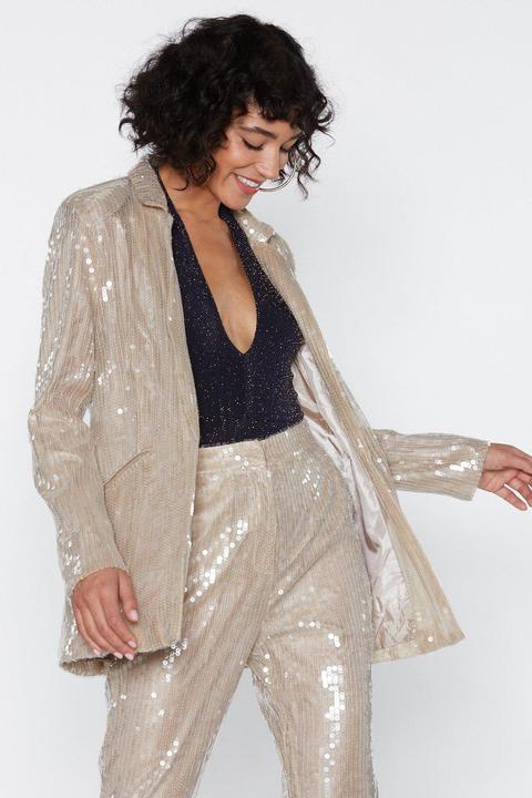 Pearl Sequin Blazer