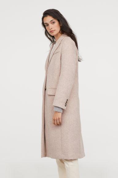 Wool-blend Coat