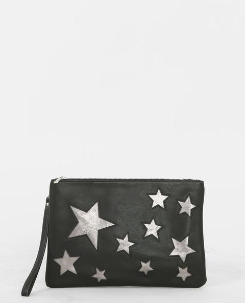 Bolso Tipo Sobre Con Motivos De Estrellas