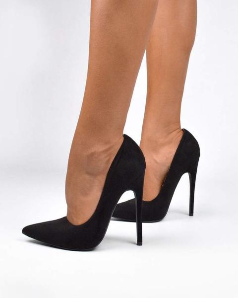 Aria - Décolleté In Black Suede