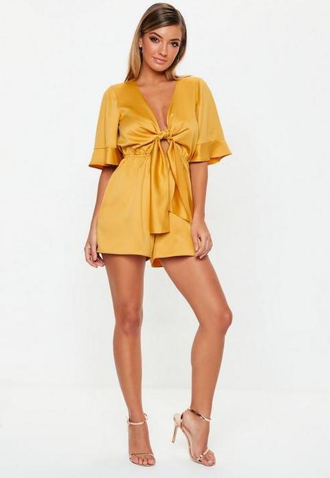 mustard playsuit