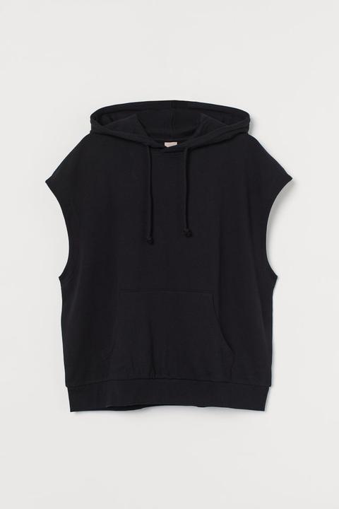 H & M+ Sudadera Sin Mangas - Negro