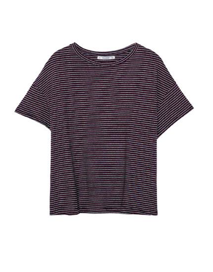 Camiseta Rayas Manga Corta