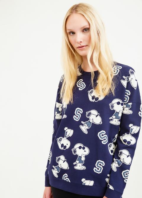 Felpa In Cotone Fantasia Snoopy