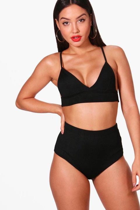 Aubrey Longline Bralet & High Waisted Knicker