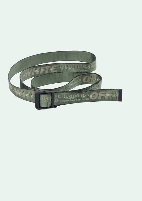 olive green off white belt