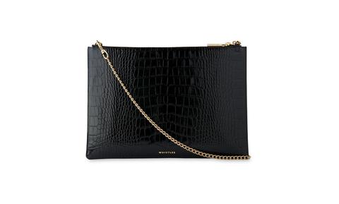 Shiny Croc Rivington Clutch