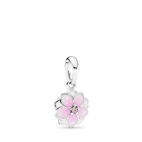 Charm Pendente Fiore Di Magnolia