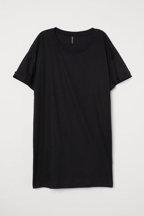 H & M+ T-shirt En Jersey - Noir