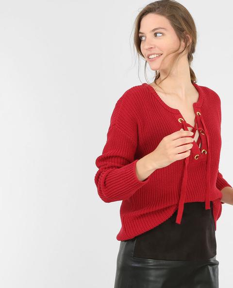 Pull In Maglia Con Lacci