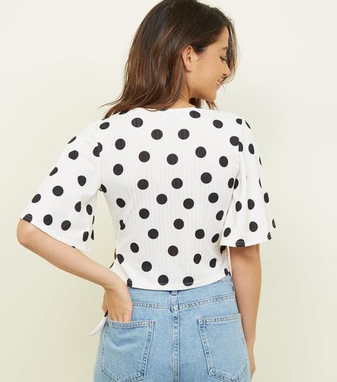 Polka dot sales top new look