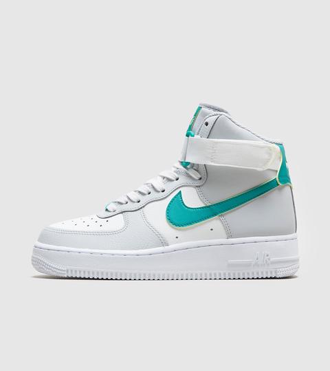 Nike Air Force 1 Hi Women's, Gry/blu-wht/gry/blu-wht