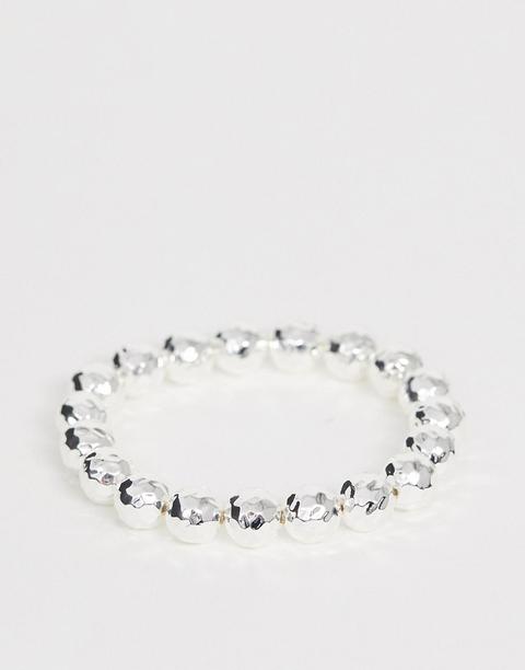 Gorjana Taner Bracciale Icona Placcato Argento Con Perline Argento From Asos On 21 Buttons