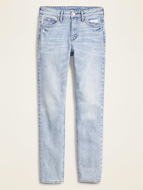 High-waisted Power Slim Straight Jeans For Women from Old Navy on
