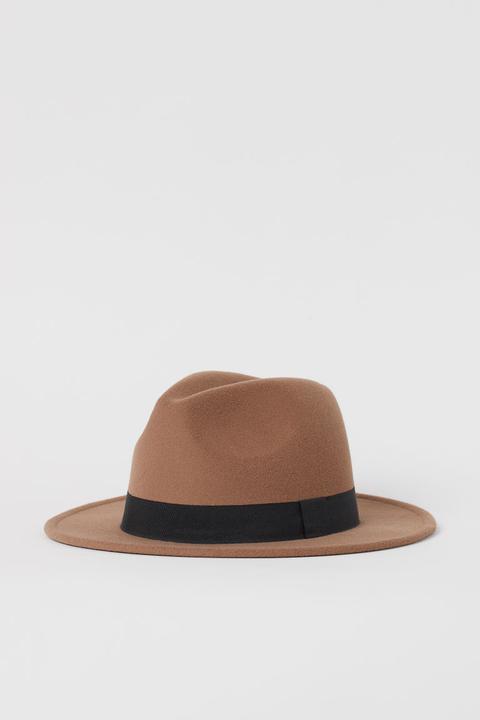 Chapeau En Feutre - Beige