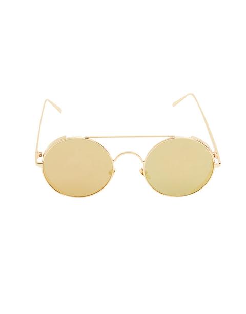Gafas De Sol Redondas Montura Metálica