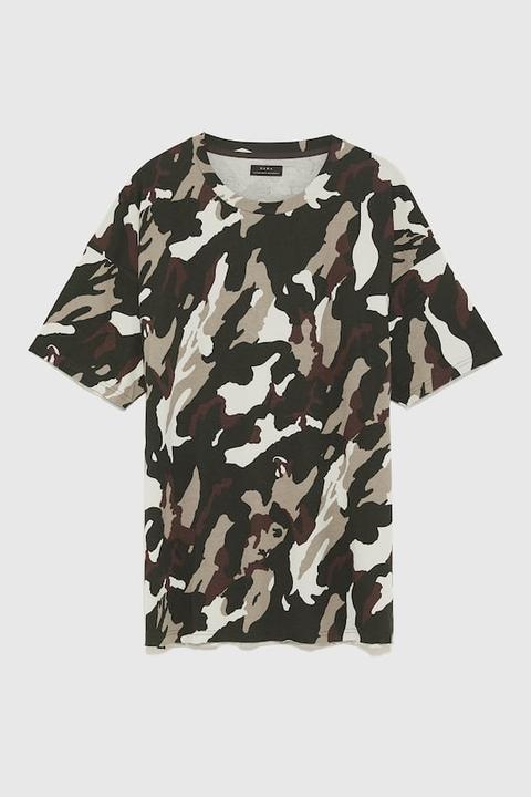 Oversized Camouflage T-shirt