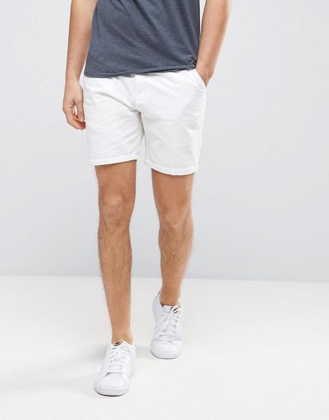 Brave Soul - Chino Corti Basic - Bianco