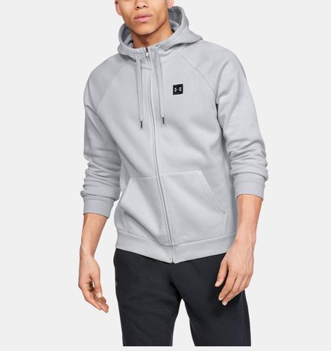 Felpa Con Cappuccio Uomo Rival Fleece Fz Hoodie Under Armour