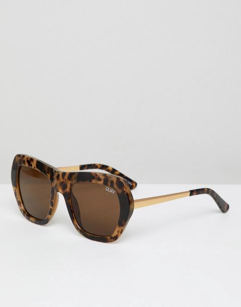 Gafas De Sol Con Montura Cuadrada Extragrande Common Love De Quay Australia