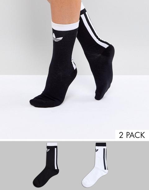 Adidas Originals 2 Pack Printed Socks